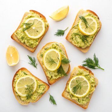 Lemon Fennel Toasts Recipe