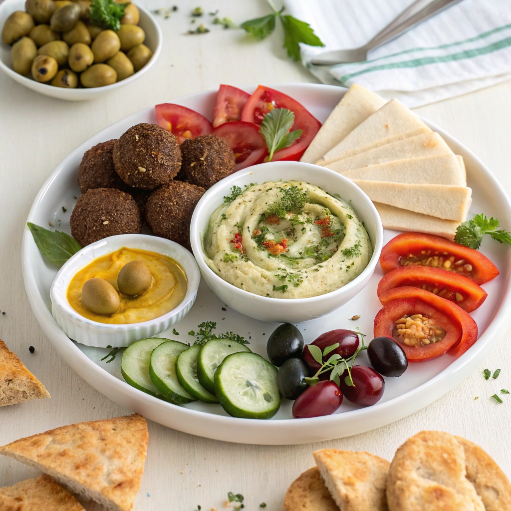 Ingredients for a Vibrant Mezze Platter