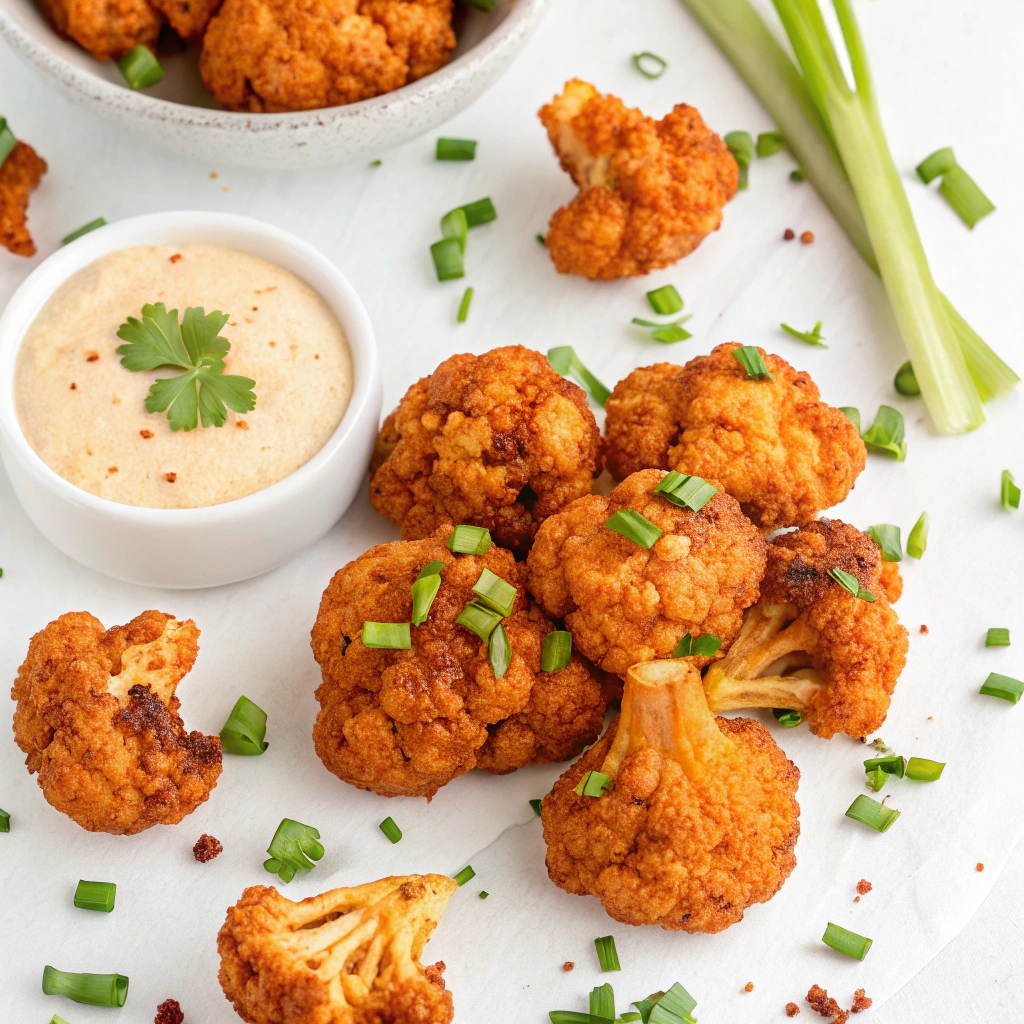 Air Fryer Buffalo Cauliflower Recipe