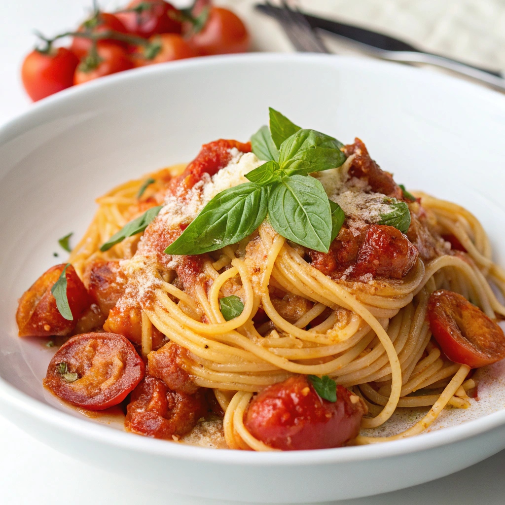 Slow Roasted Tomato Pasta