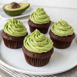 Chocolate Cupcakes & Avocado Icing