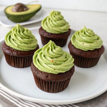 Chocolate Cupcakes & Avocado Icing