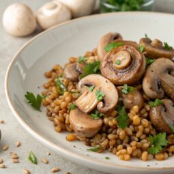 Mushrooms & Wheatberries