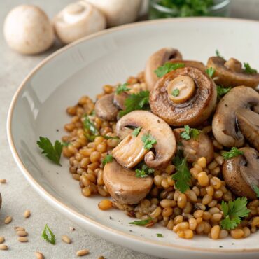 Mushrooms & Wheatberries