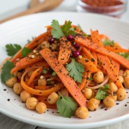 Spiced Carrot & Chickpea Salad