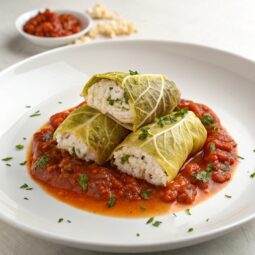 “Ricotta” Stuffed Cabbage