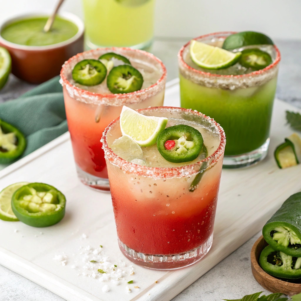 Spicy Jalapeño Margaritas