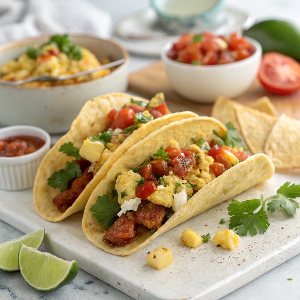 Migas Breakfast Tacos