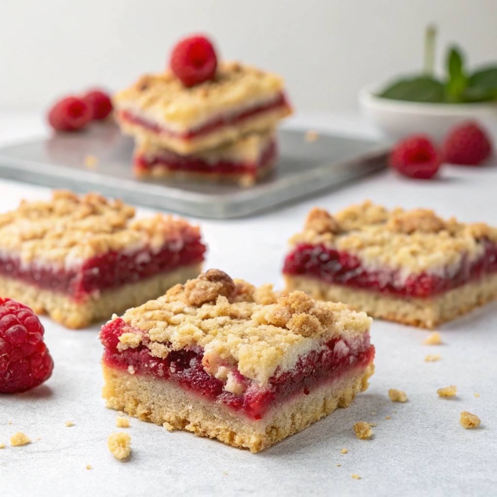 Raspberry Crumble Bars