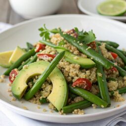 Green Bean & Avocado Quinoa Salad