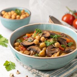 Mushroom & Chickpea Stew