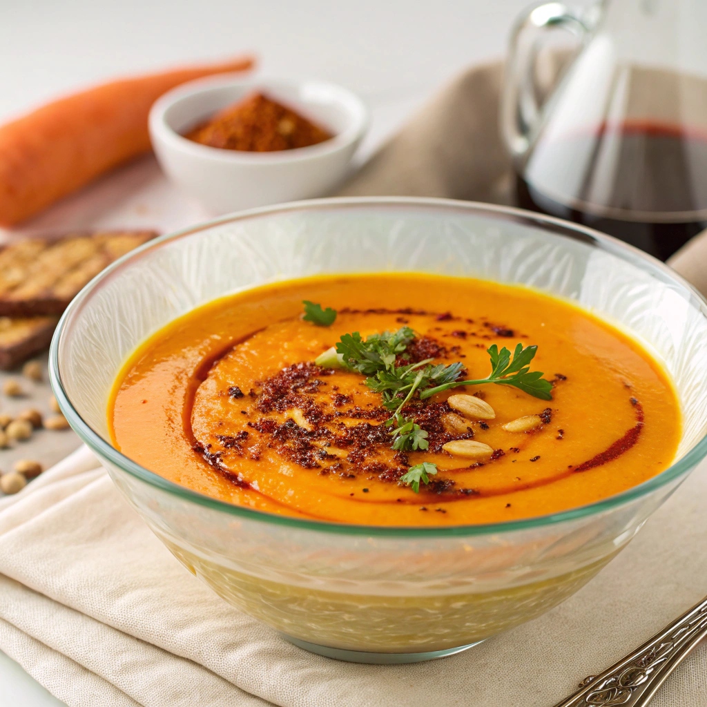 Roasted Carrot Turmeric Soup