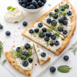 Blueberry Fennel Flatbread w/ Whipped Feta Recipe