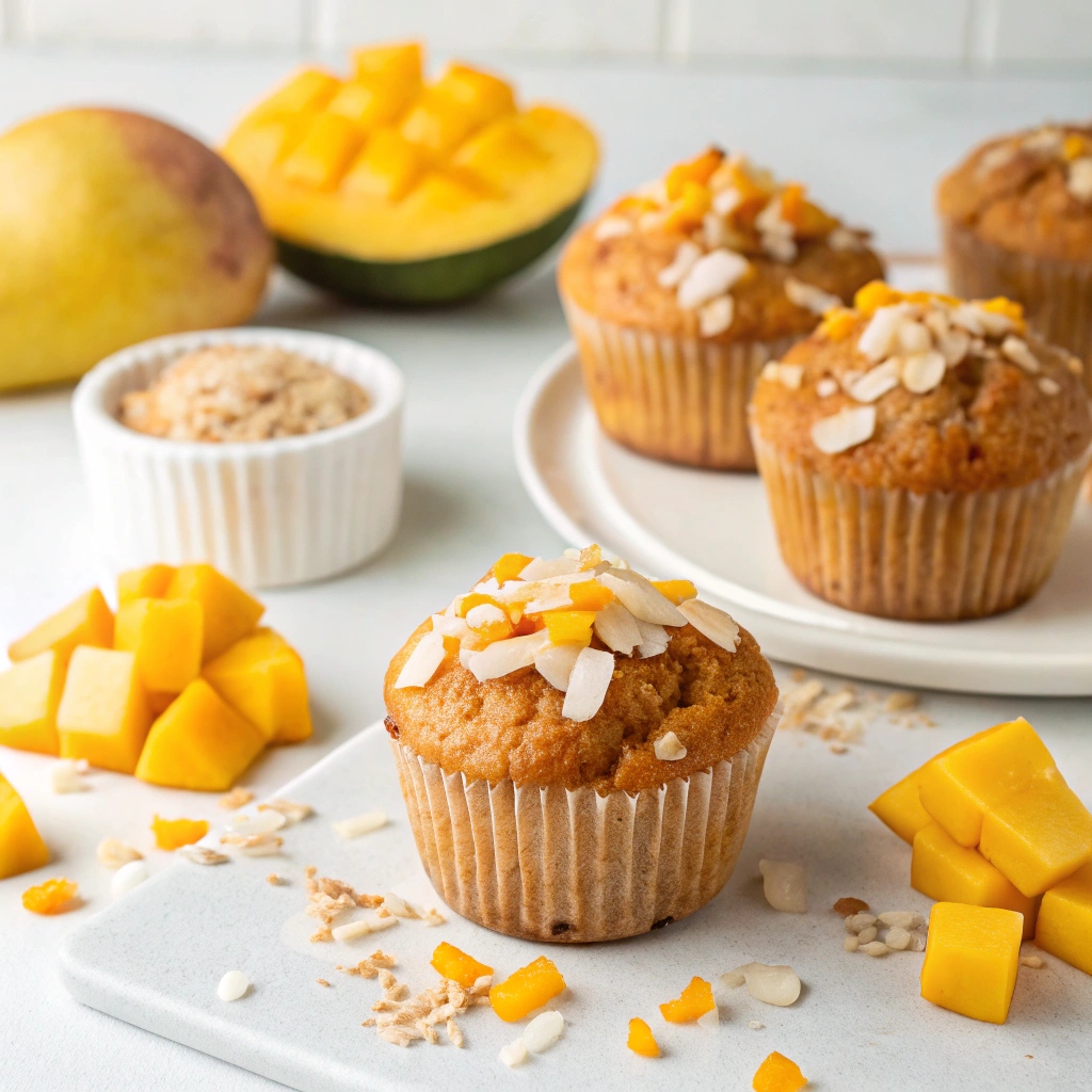 Mango Coconut Muffins Recipe