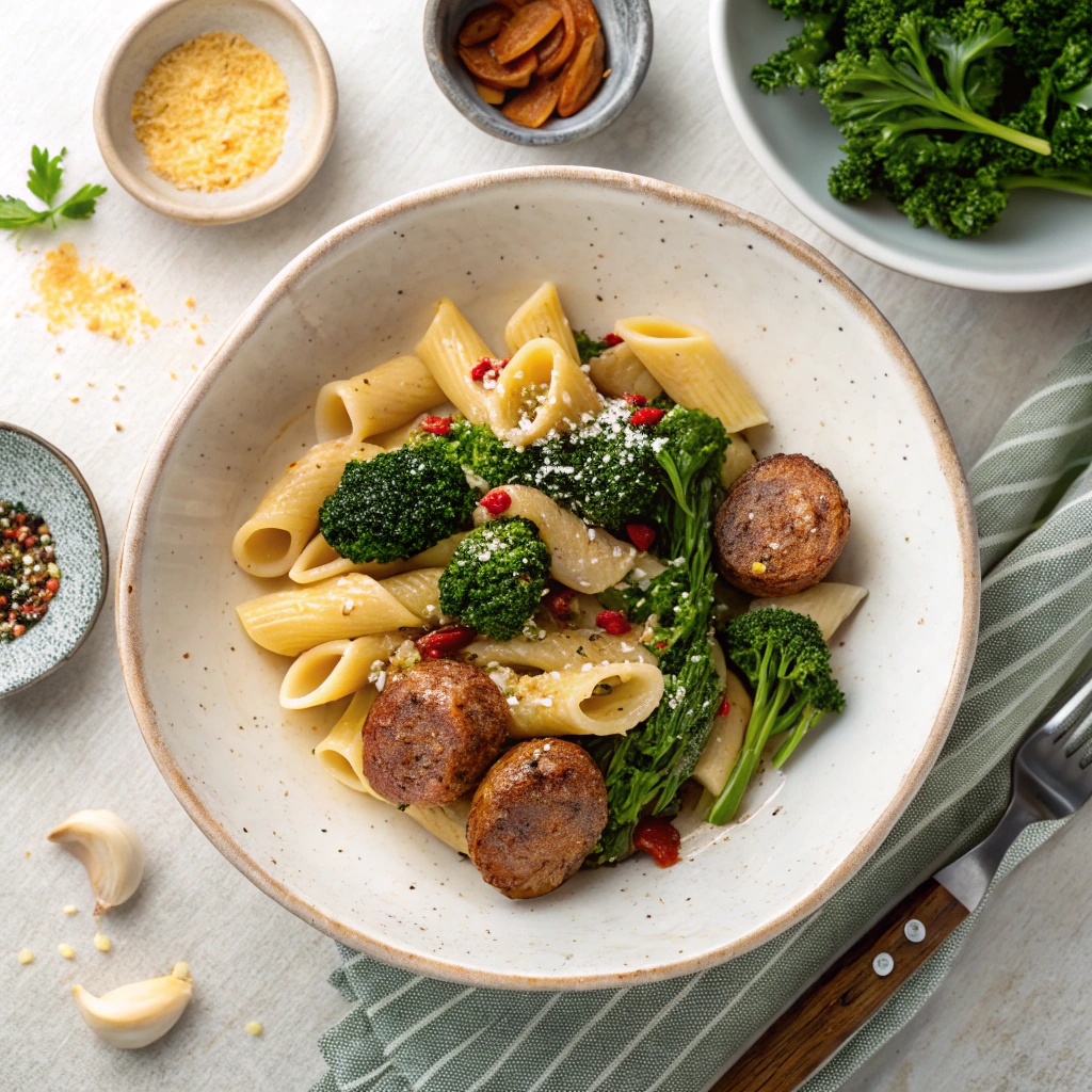 Ingredients for Orecchiette with Broccoli Rabe