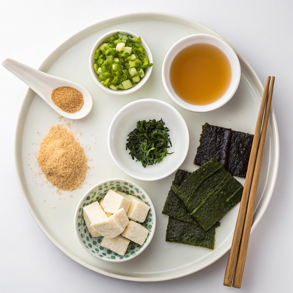 Ingredients for Miso Soup