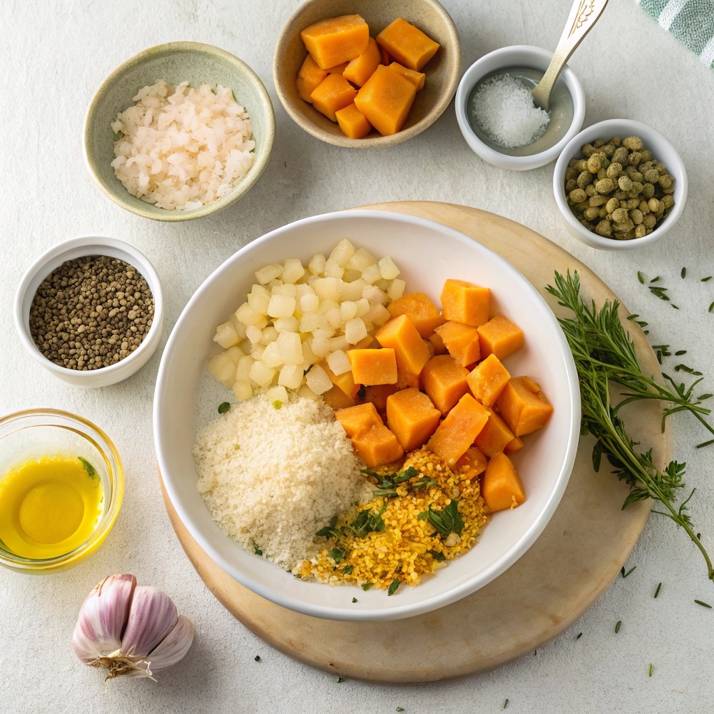 Ingredients for Butternut Squash Risotto