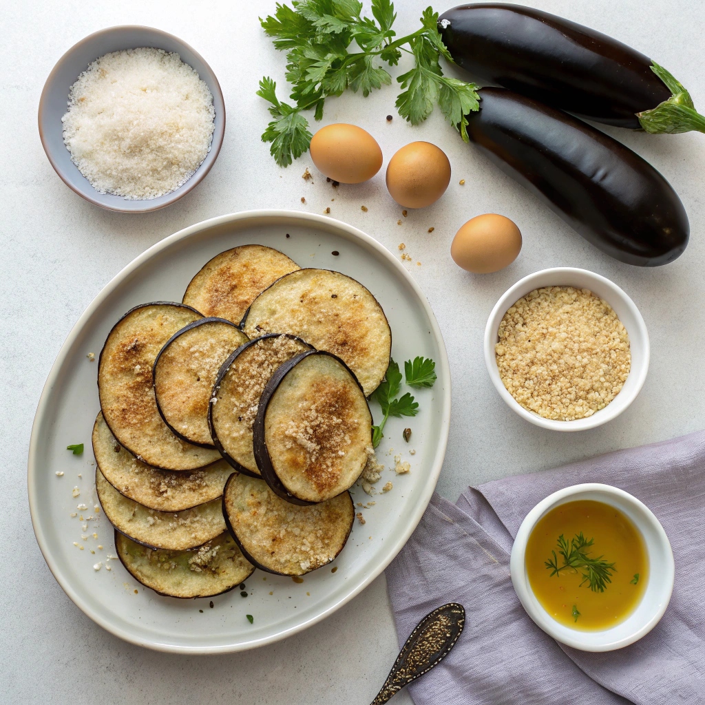 Ingredients for Air Fryer Eggplant