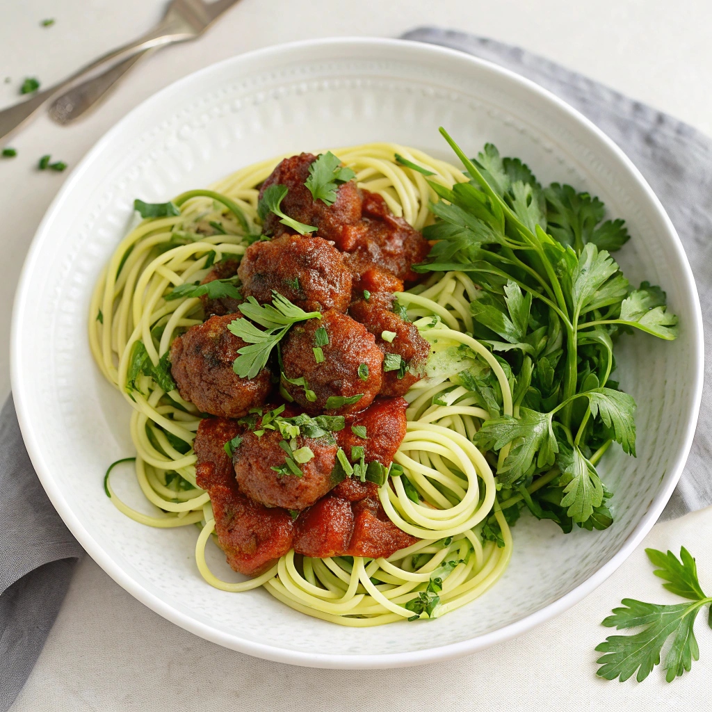 Ingredients for Spaghetti and Meatballs