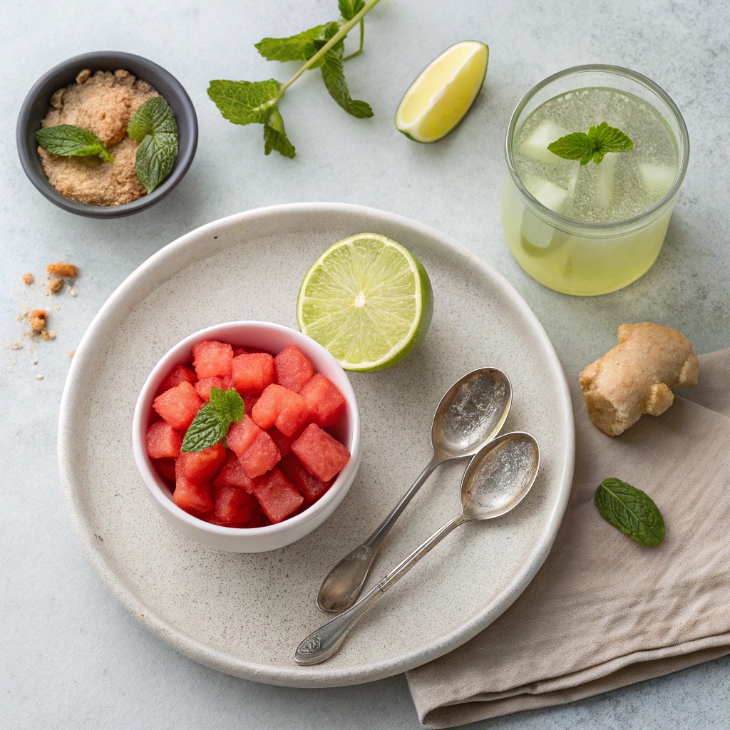 Fresh & Refreshing Watermelon Juice Ingredients