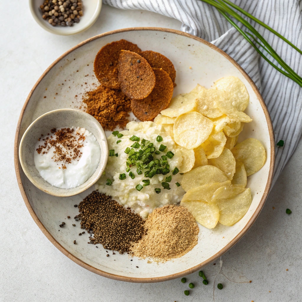 Ingredients for French Onion Dip