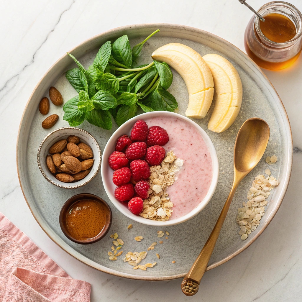 Ingredients for a Refreshing Strawberry Banana Smoothie