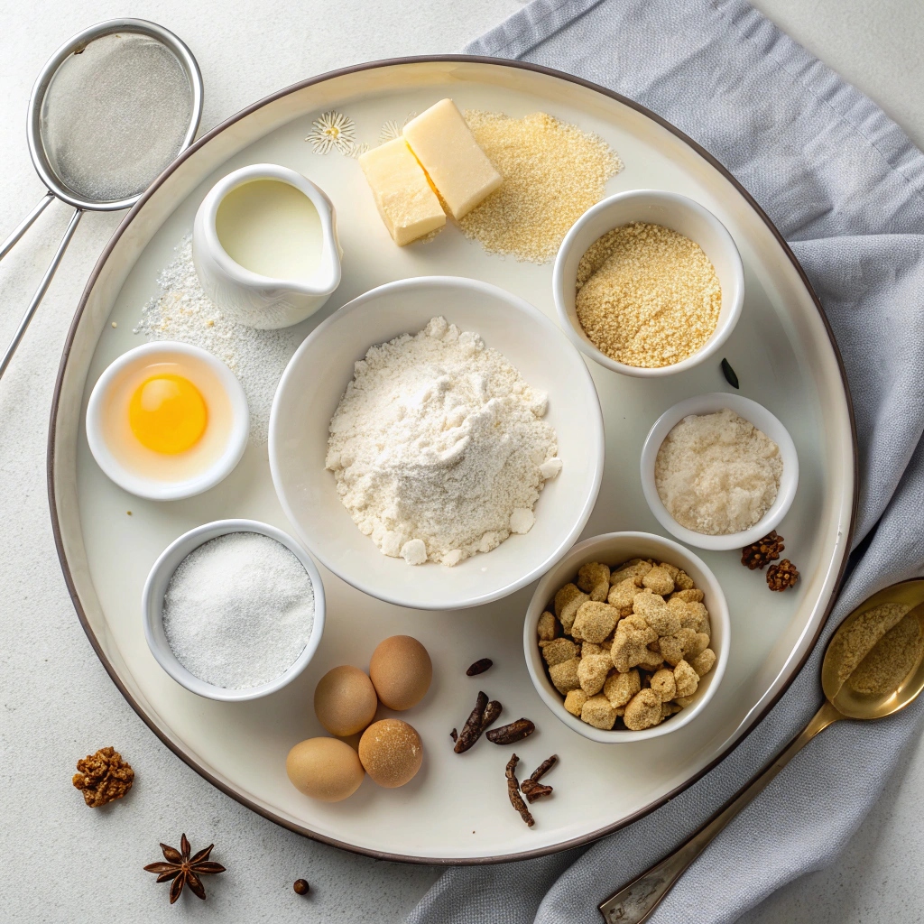 Ingredients for Easy Sugar Cookies