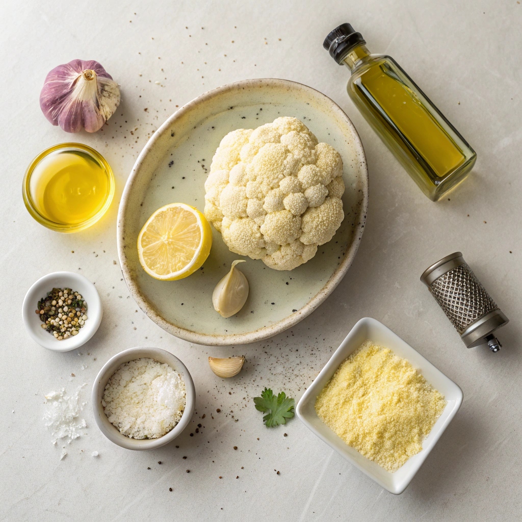 Ingredients for Creamy Alfredo Sauce