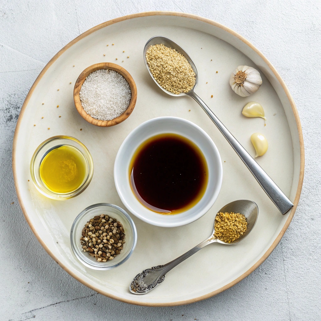 Ingredients for Balsamic Vinaigrette