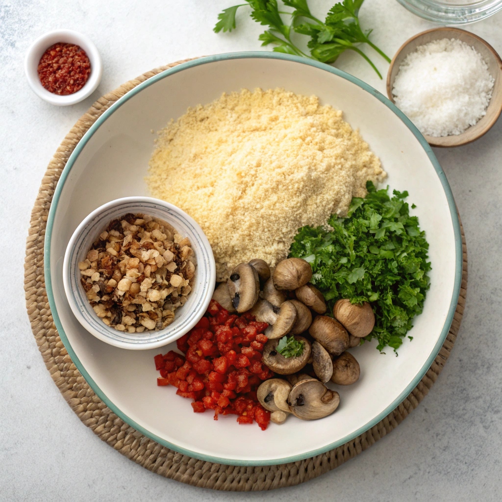 Ingredients for Stuffed Mushrooms