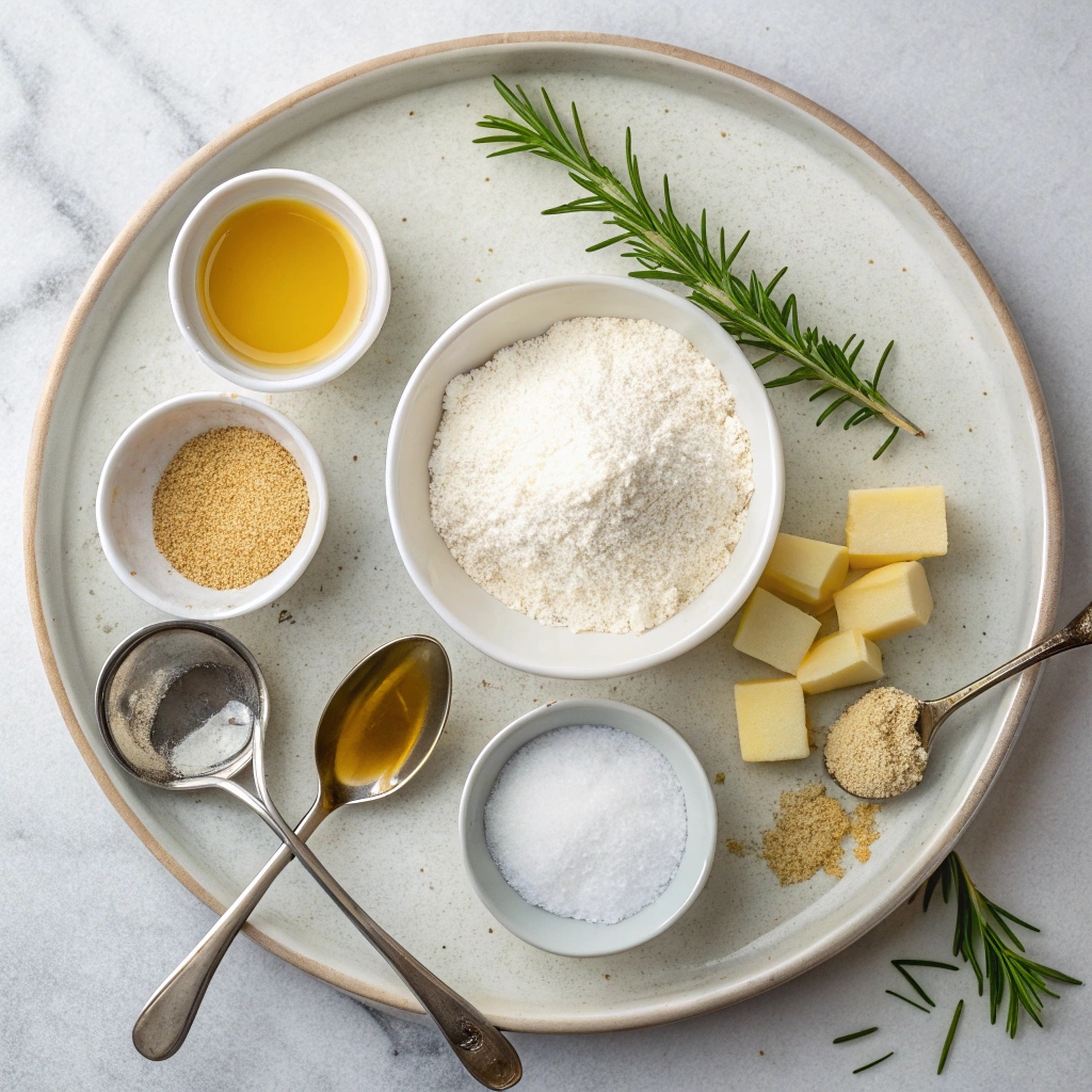 Ingredients for Perfect Focaccia Bread