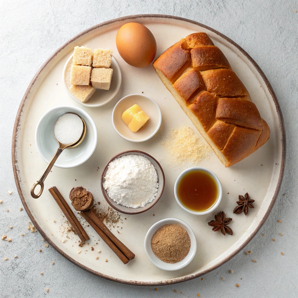 Ingredients for French Toast Casserole