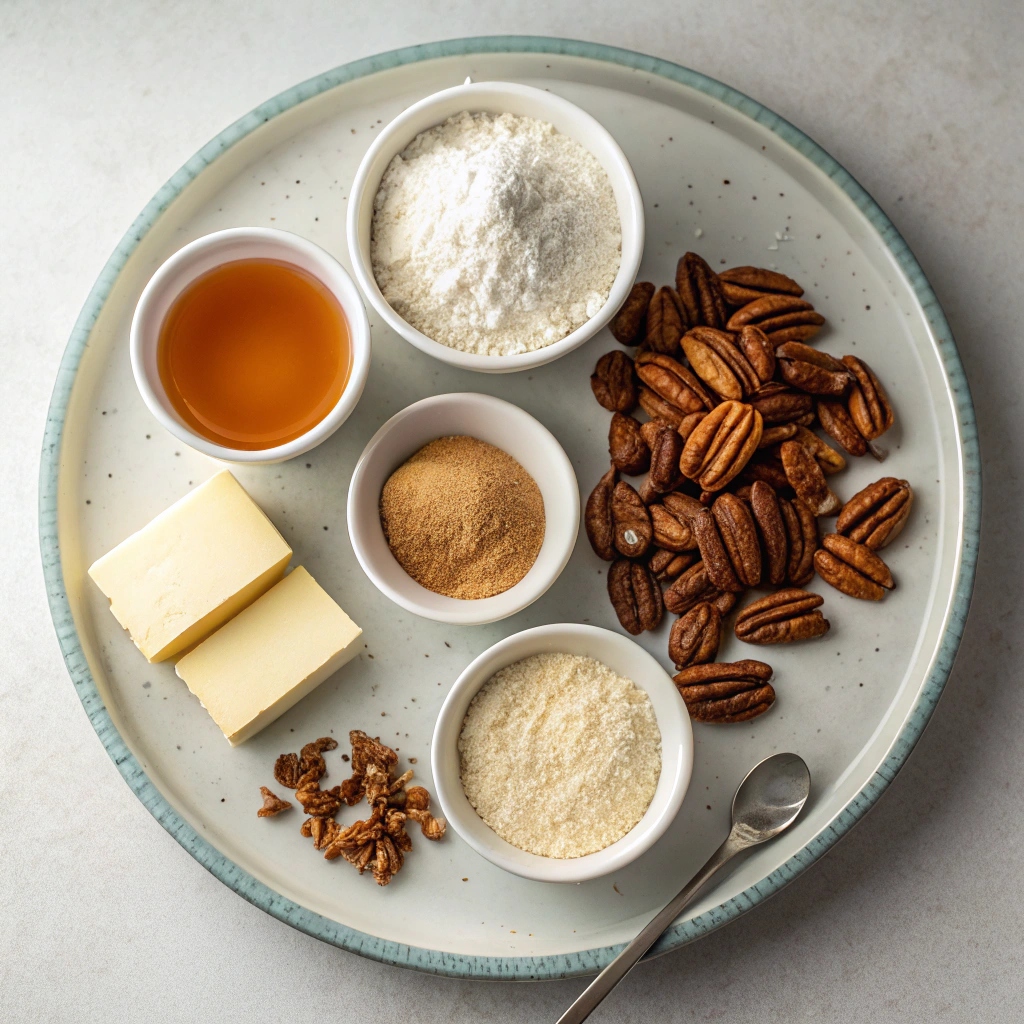 Ingredients for Mexican Wedding Cookies