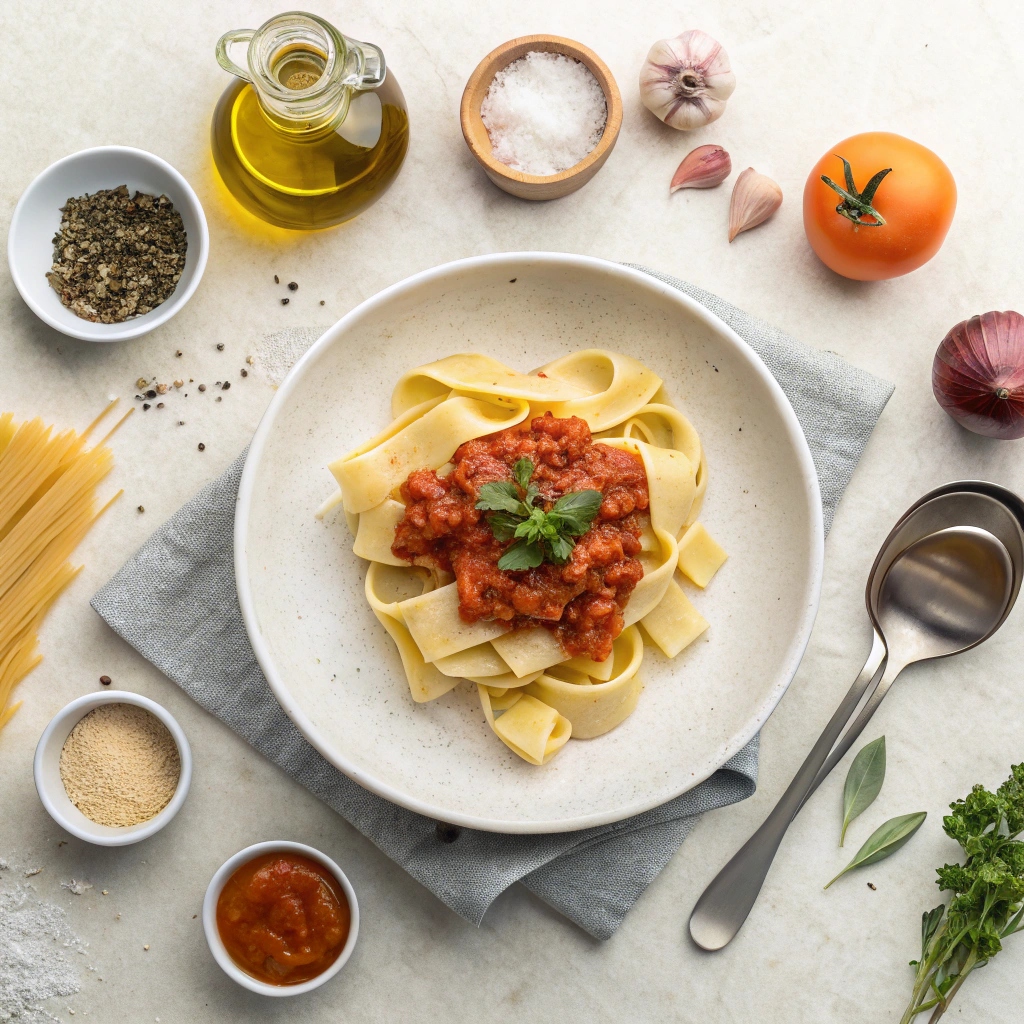 Ingredients for Lentil Pasta