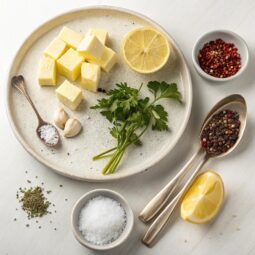 Ingredients for Lemon Butter Sauce