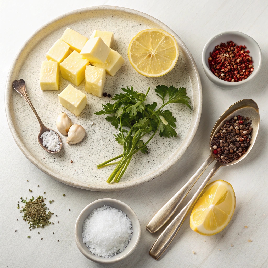 Ingredients for Lemon Butter Sauce