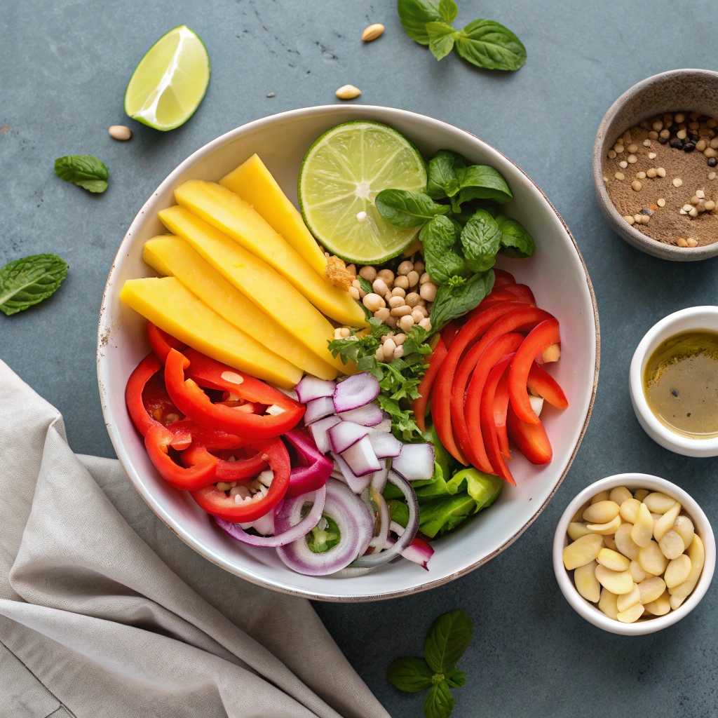 Fresh & Flavorful Mango Salad Ingredients