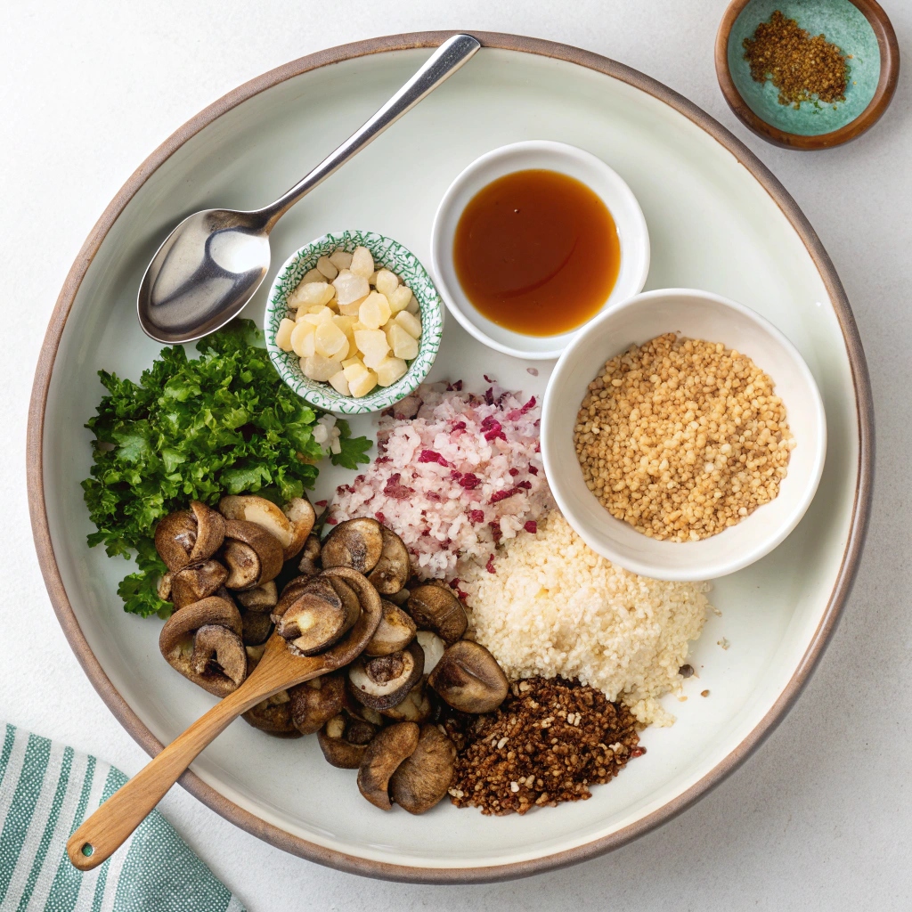 Ingredients for the Best Veggie Burger