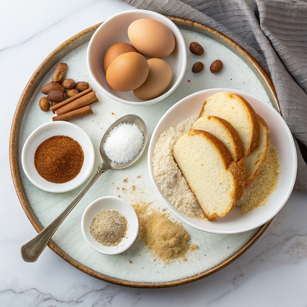 Ingredients for French Toast Bake