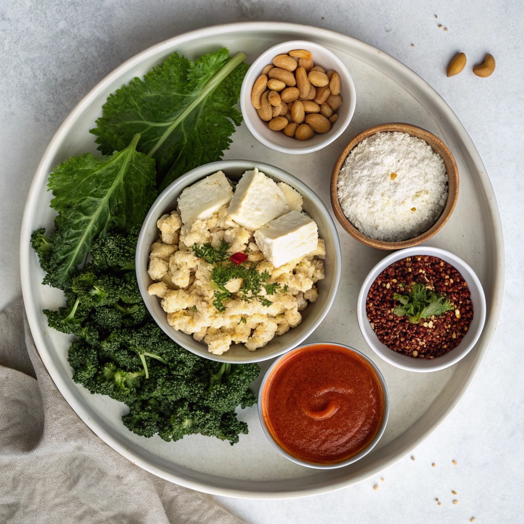 “Ricotta” Stuffed Cabbage Ingredients