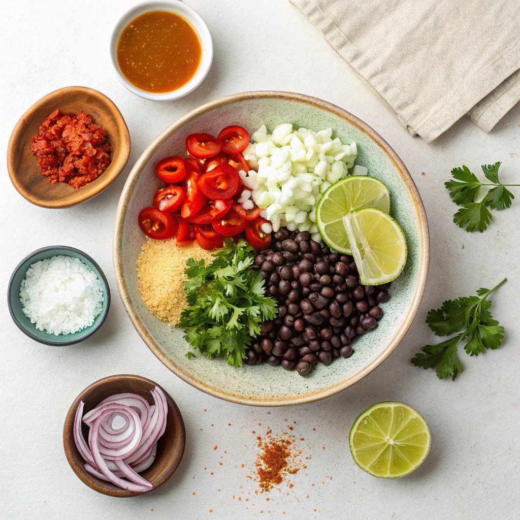 Ingredients for Black Bean Chili