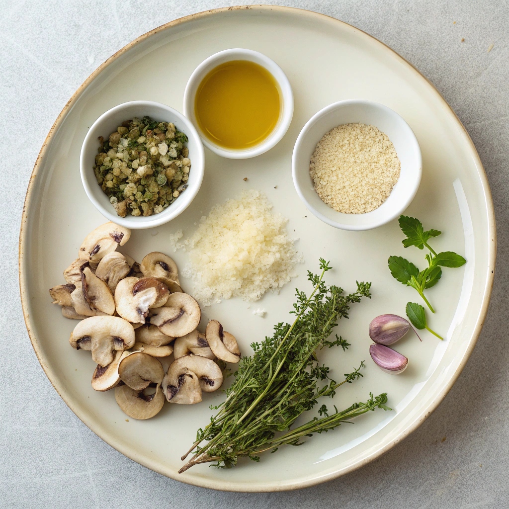 Ingredients for Mushroom Gravy