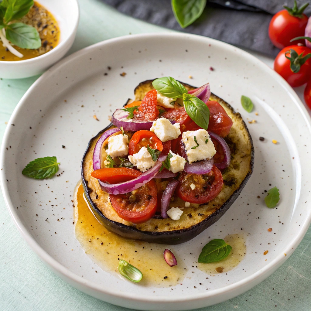 Fresh & Flavorful Eggplant Salad Ingredients