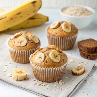 Healthy Banana Muffins Recipe