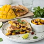 Mango & Black Bean Quesadillas Recipe