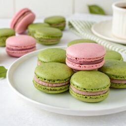 Matcha & Sweet Azuki Macarons