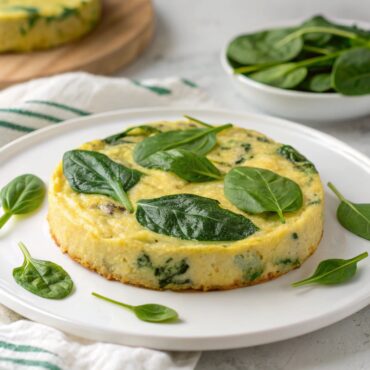 Simple Spinach Frittata Recipe