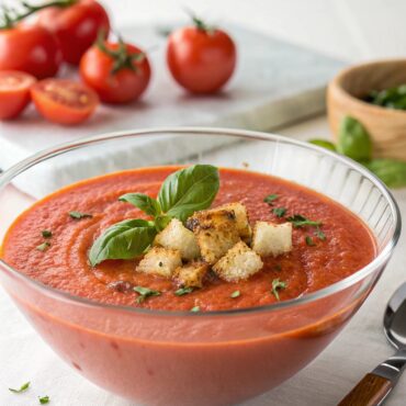 Creamy Roasted Tomato Gazpacho