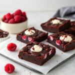 Raspberry & Goat Cheese Brownies Recipe