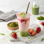 Iced Strawberry Matcha Latte Recipe